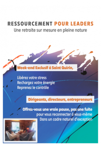Brochure Ressourcement pour leaders